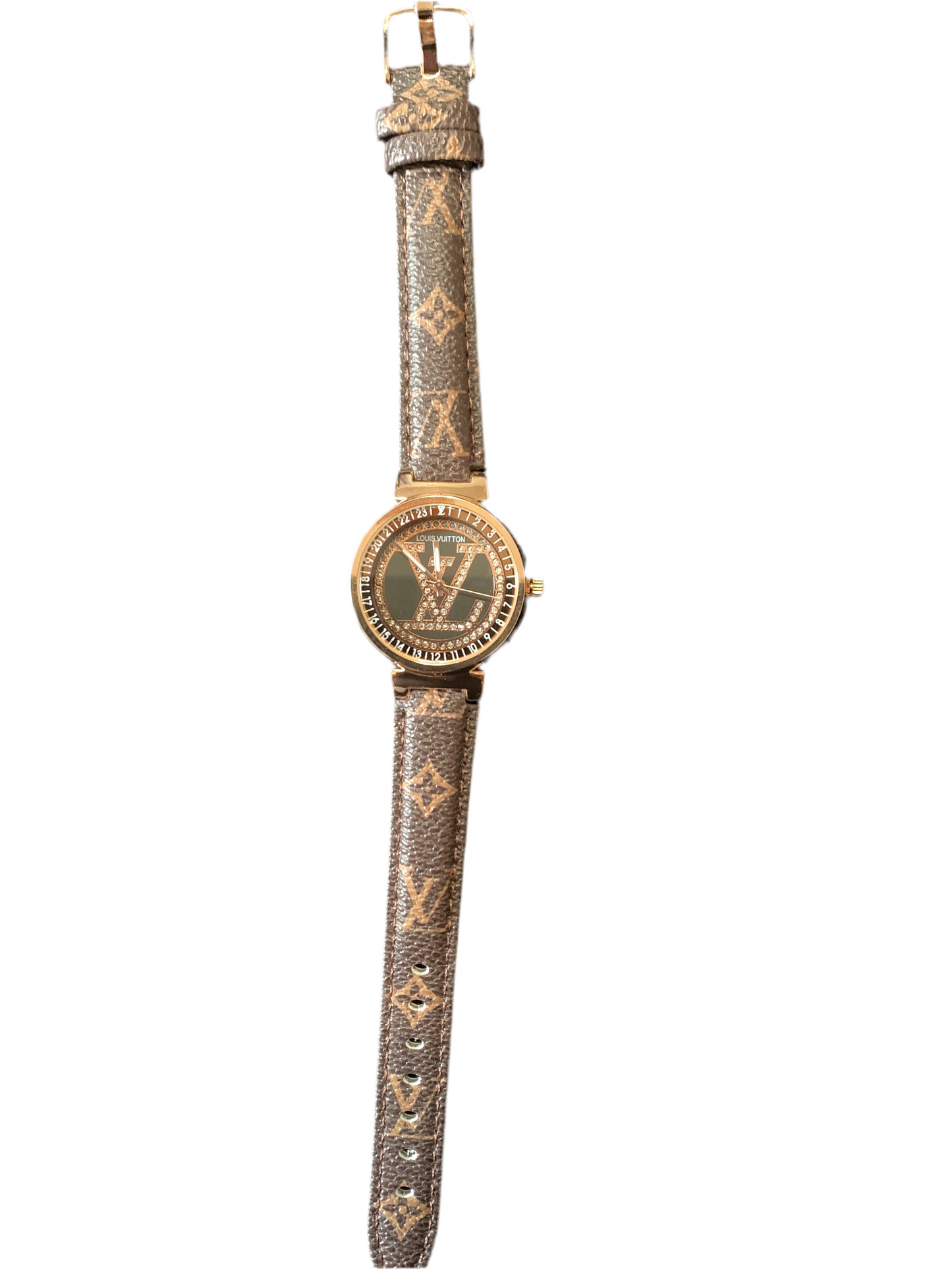 Watch Women with Brown Wrist Band