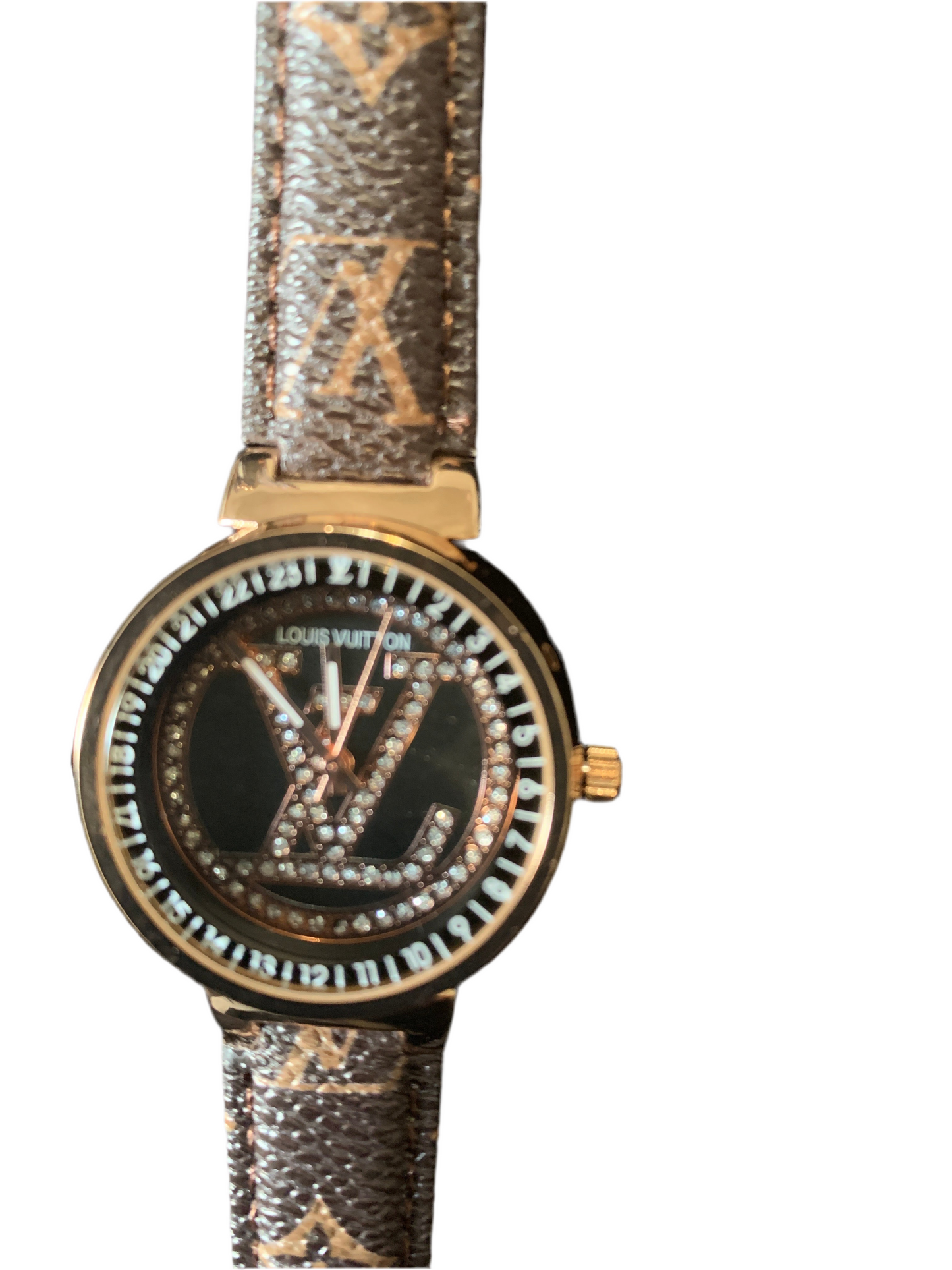 Watch Women with Brown Wrist Band