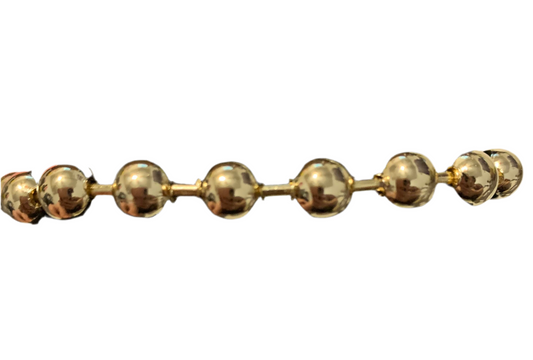 Bracelet 7” Gold Plated 14k Circle Link