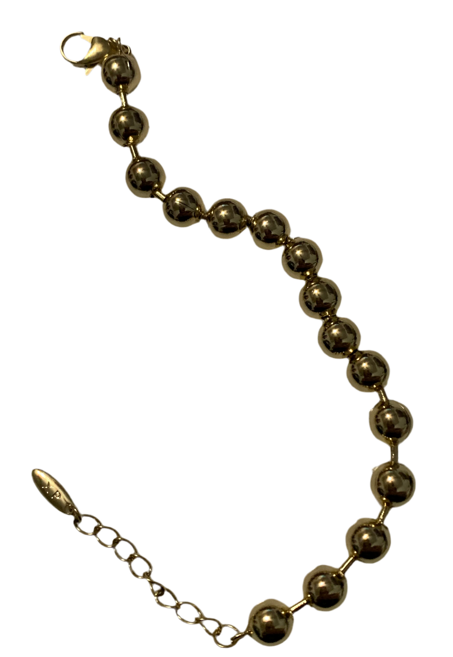 Bracelet 7” Gold Plated 14k Circle Link