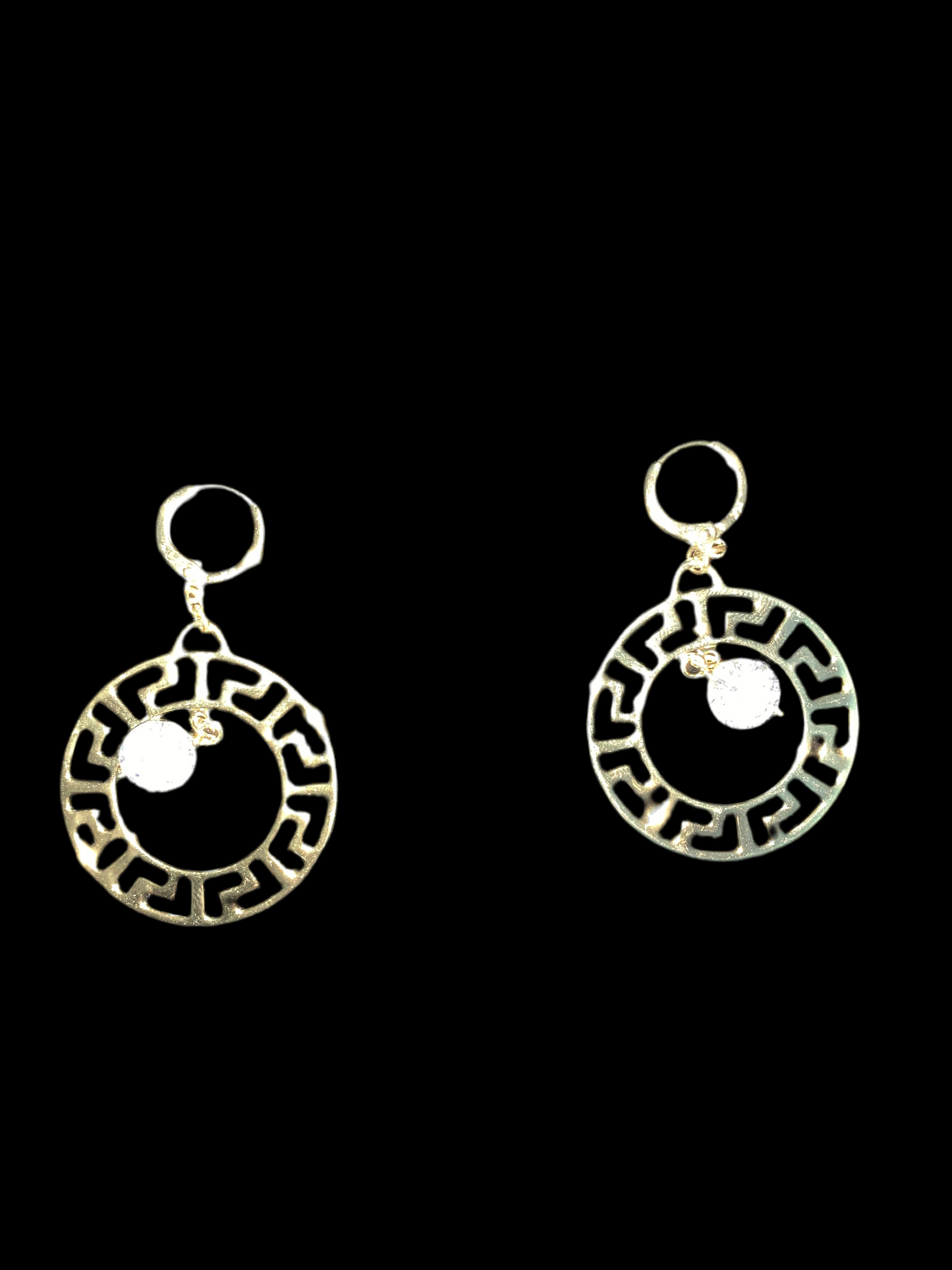 Earrings Hanging Gold Plated 14k