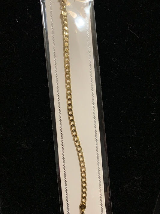 Bracelet 7” Gold Plated 14k High Quality