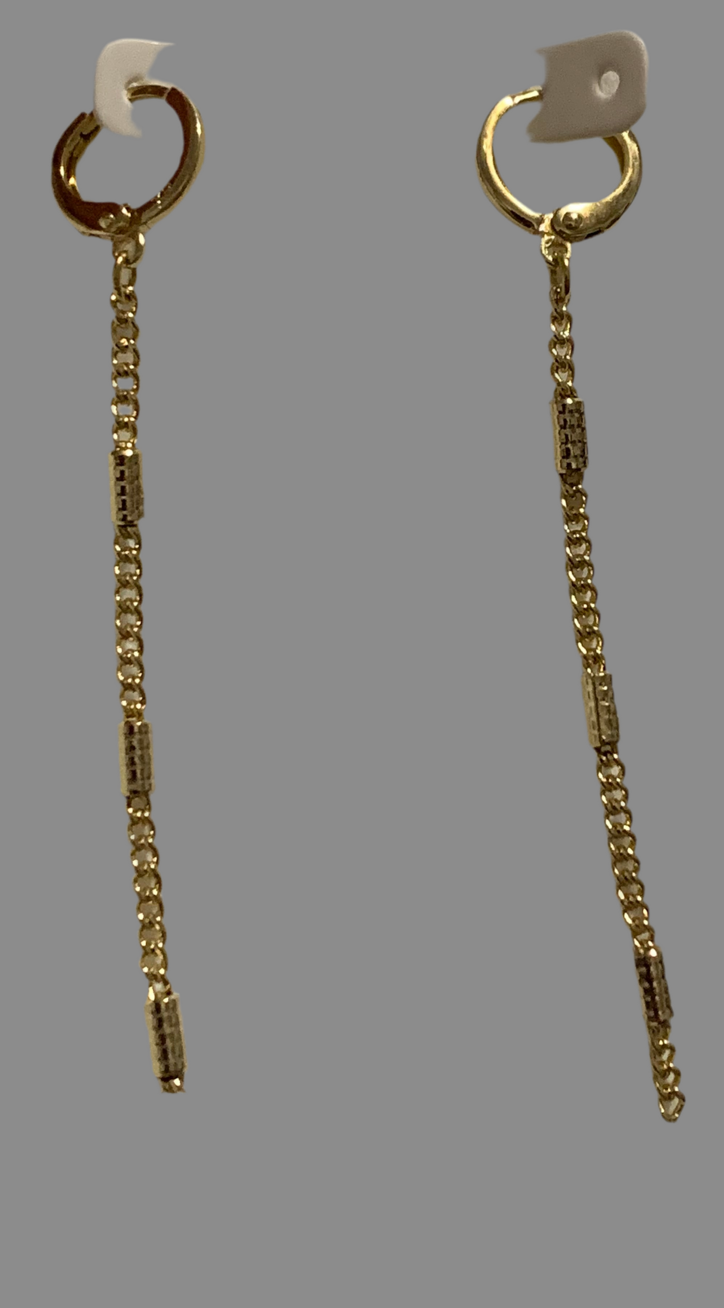 Earrings Dangling Gold Plated 14k High Quality