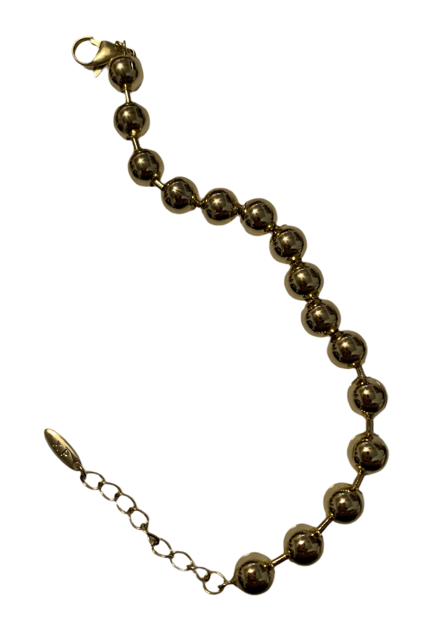 Bracelet 7” Gold Plated 14k Circle Link