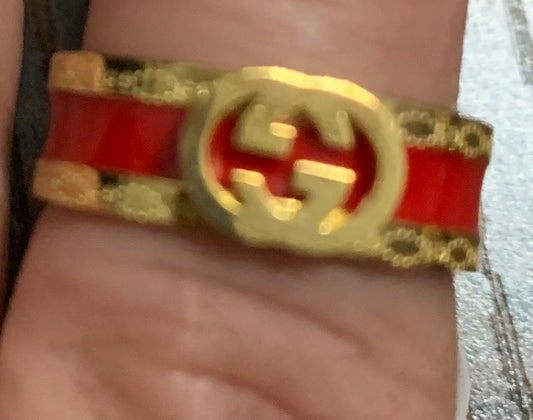 Ring Gold Plated Size 6
